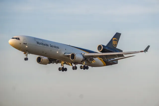UPS widebody cargo aircraft